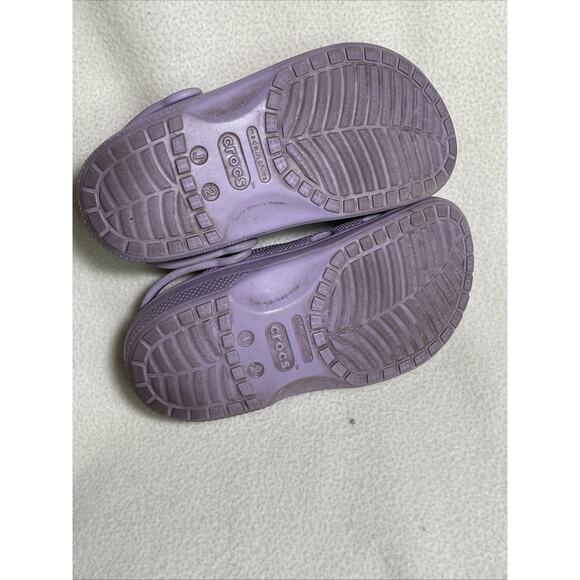 Crocs Classic Clog Closed Toe Purple Slingback Jr 2 - Picture 5 of 5